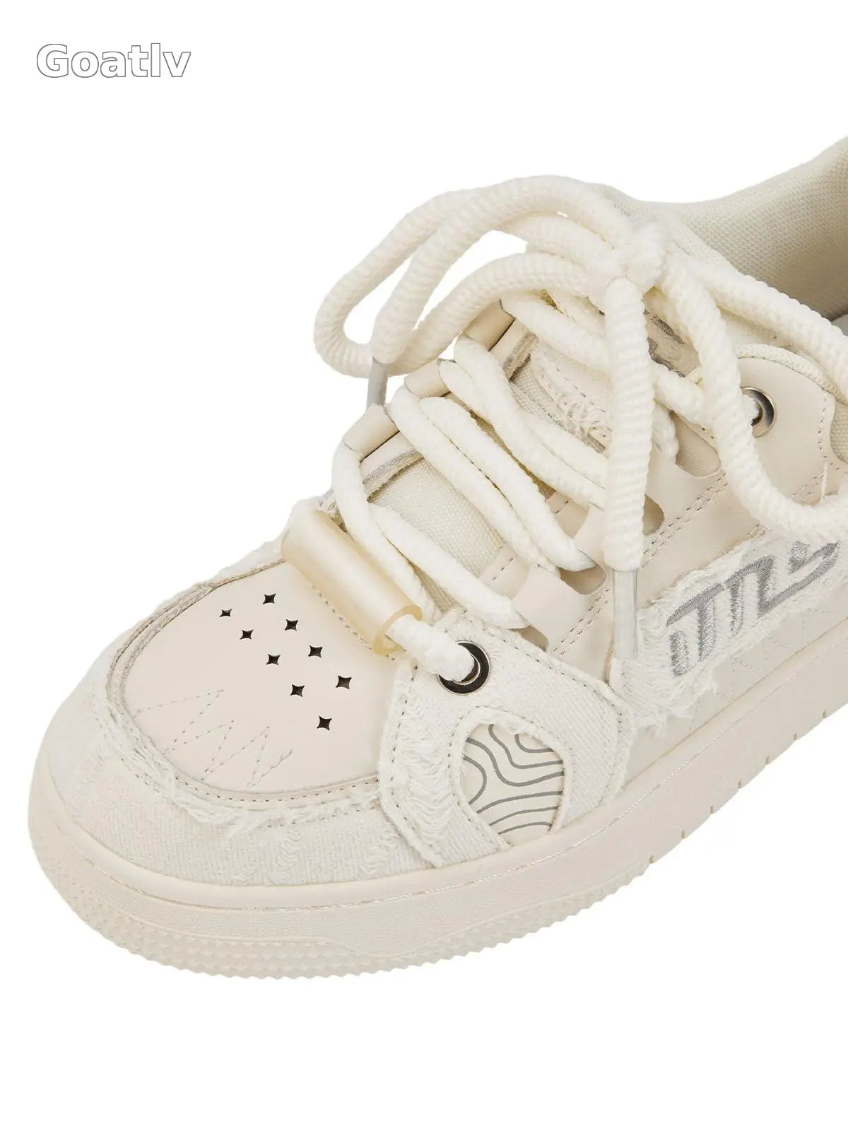 Sneakerhill Embroidered Letter Shoes - 2107 - 1984
