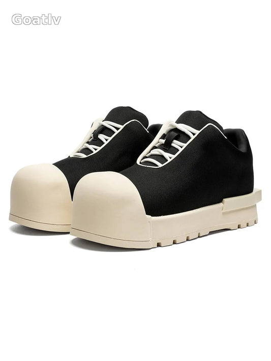 Sneakerhill Low Top Canvas Platform Sneakers - 1984