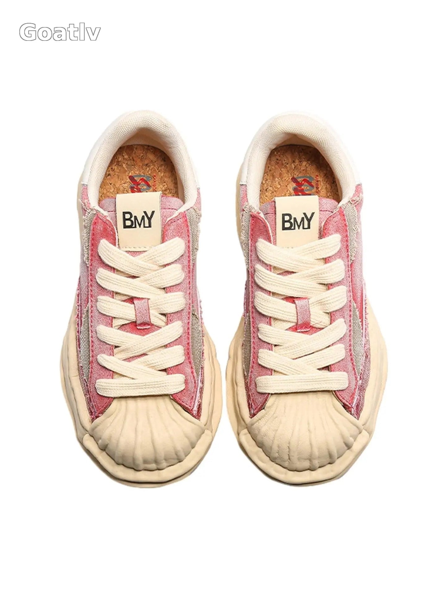 Sneakerhill Retro Washed Shell Head Original Sole Sneakers - 2127 - 1984