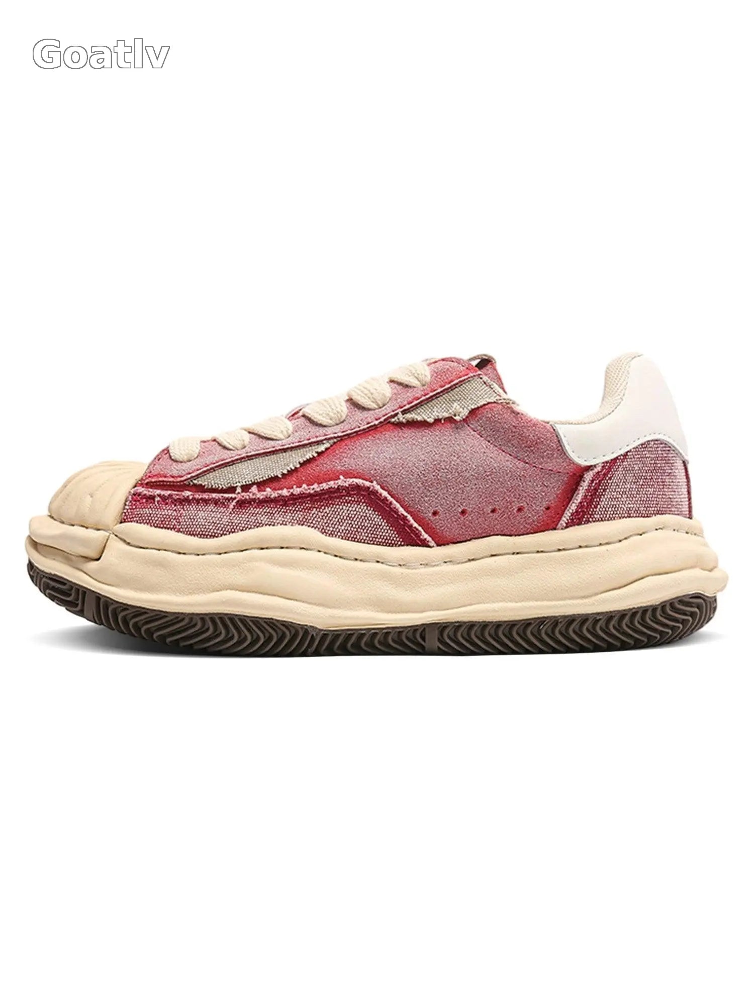Sneakerhill Retro Washed Shell Head Original Sole Sneakers - 2127 - 1984
