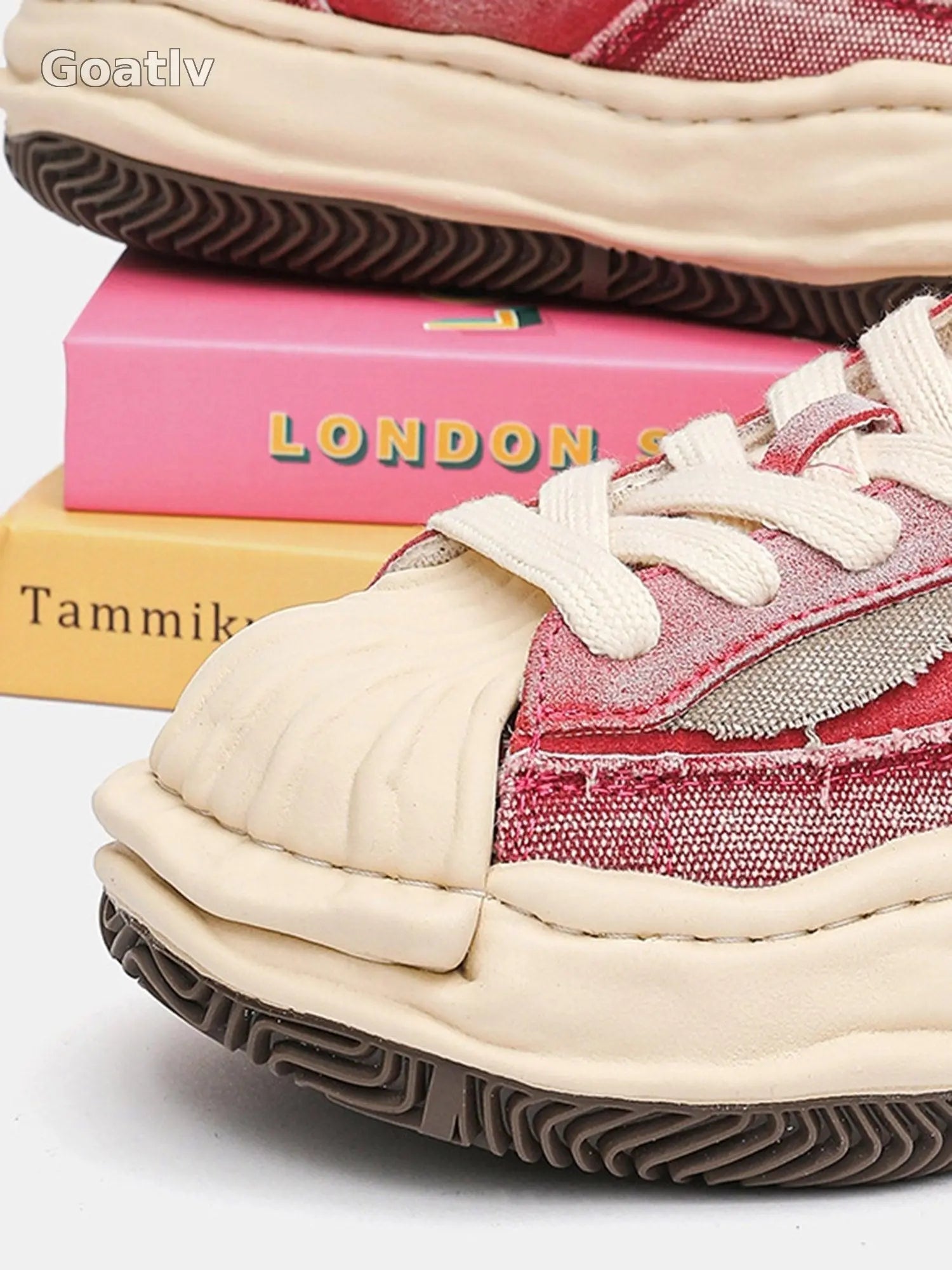 Sneakerhill Retro Washed Shell Head Original Sole Sneakers - 2127 - 1984