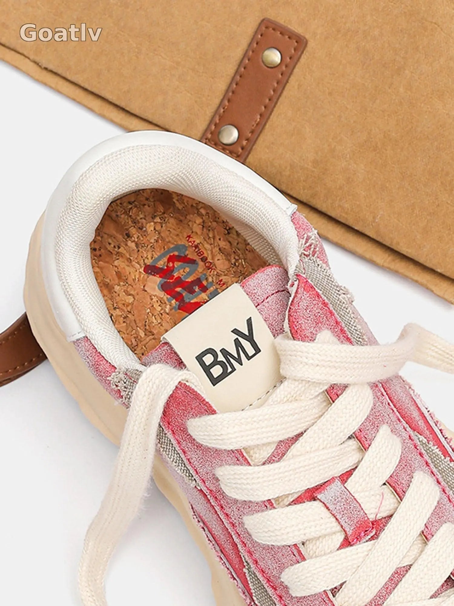 Sneakerhill Retro Washed Shell Head Original Sole Sneakers - 2127 - 1984