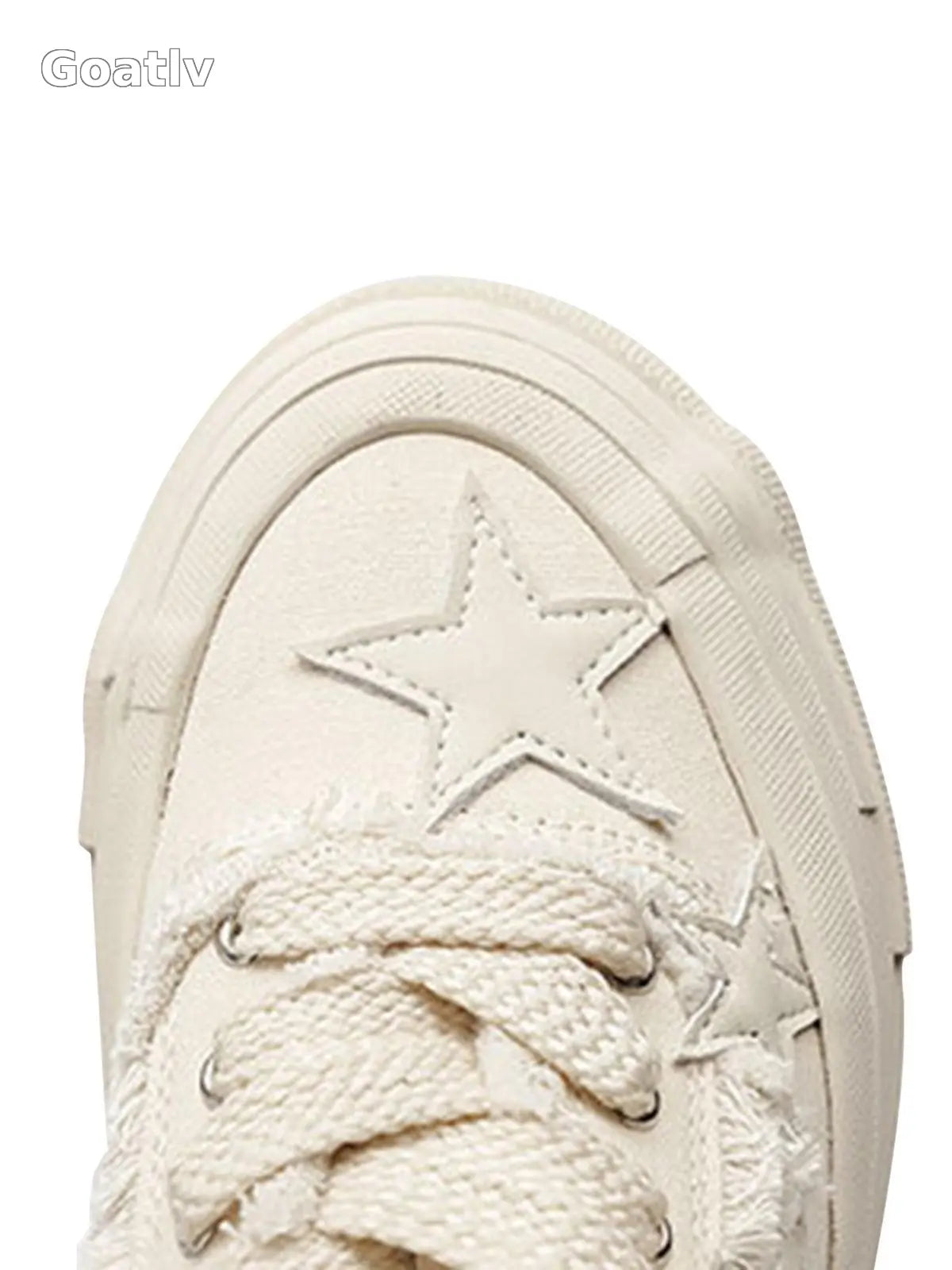 Sneakerhill Star Patch Embroidered Canvas Shoes - 1984