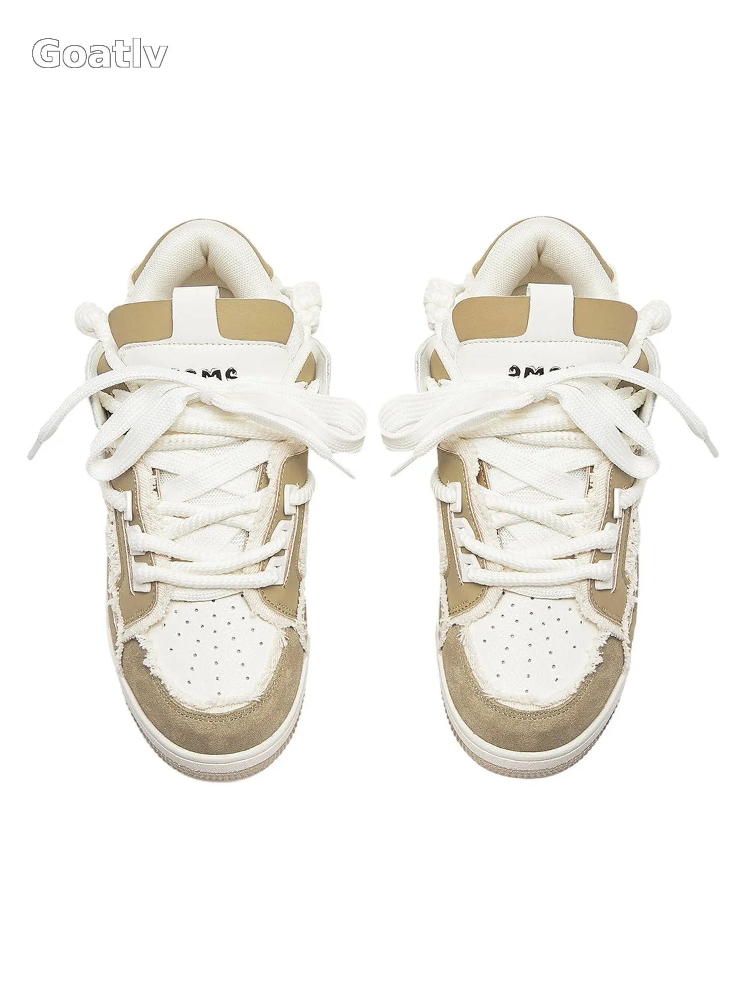 Sneakerhill Tassel Contrast Color Sneakers - 1984