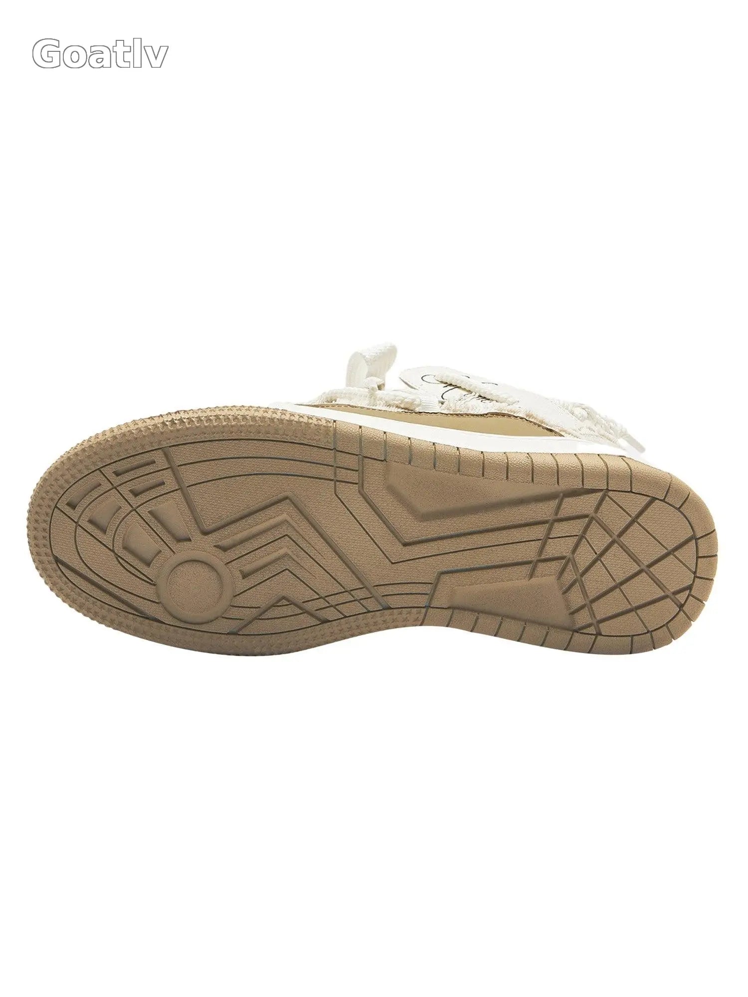 Sneakerhill Tassel Contrast Color Sneakers - 1984