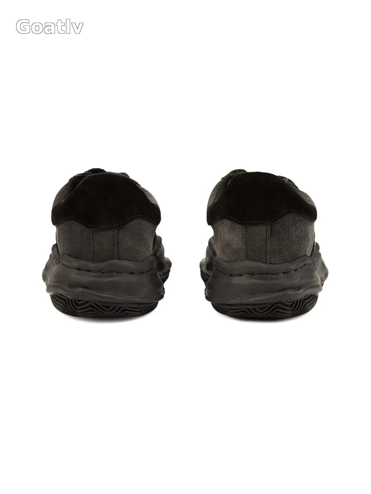 Sneakerhub Black Retro Washed Street Rap Sneakers - 2059 - 1984