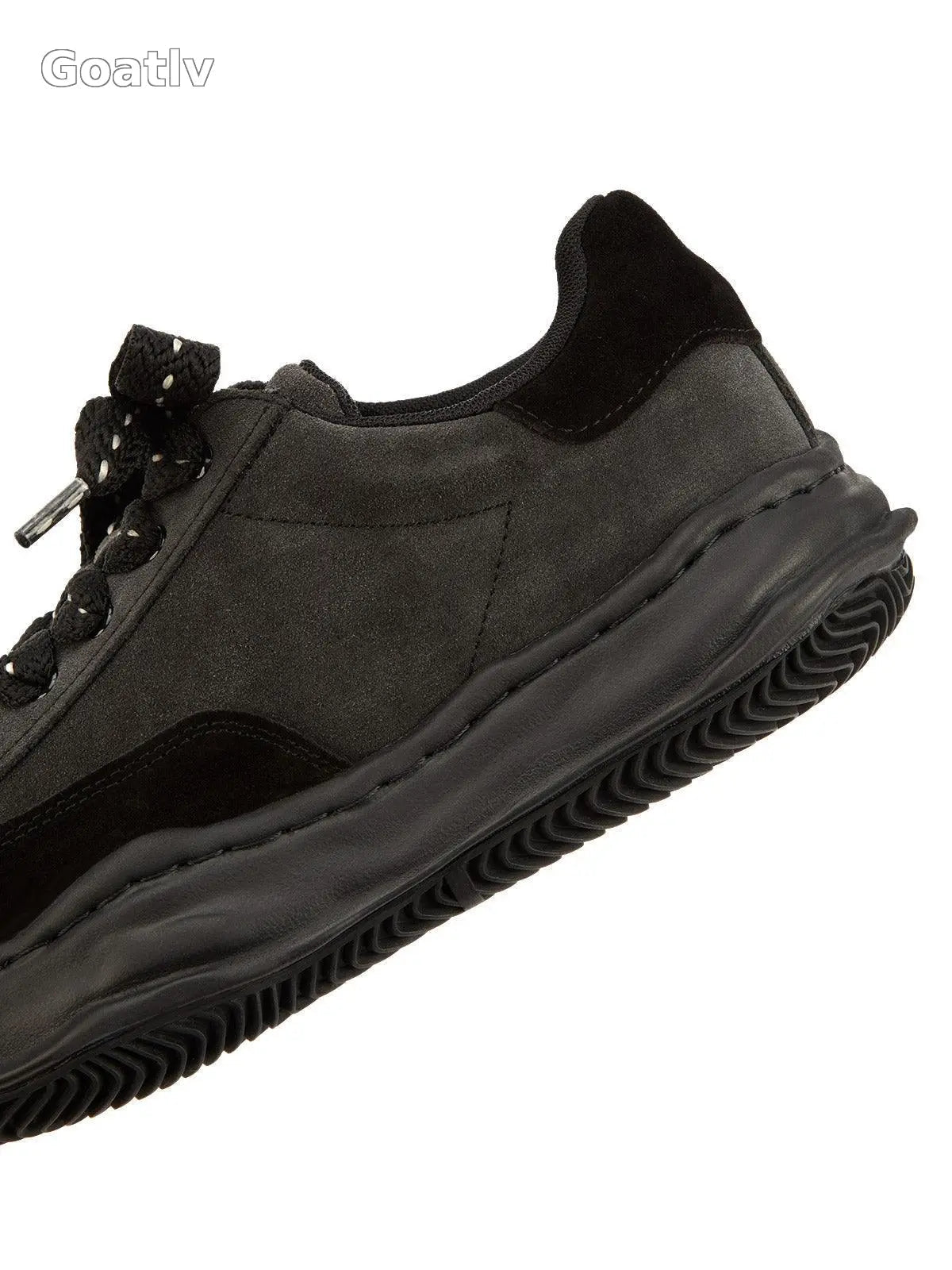 Sneakerhub Black Retro Washed Street Rap Sneakers - 2059 - 1984