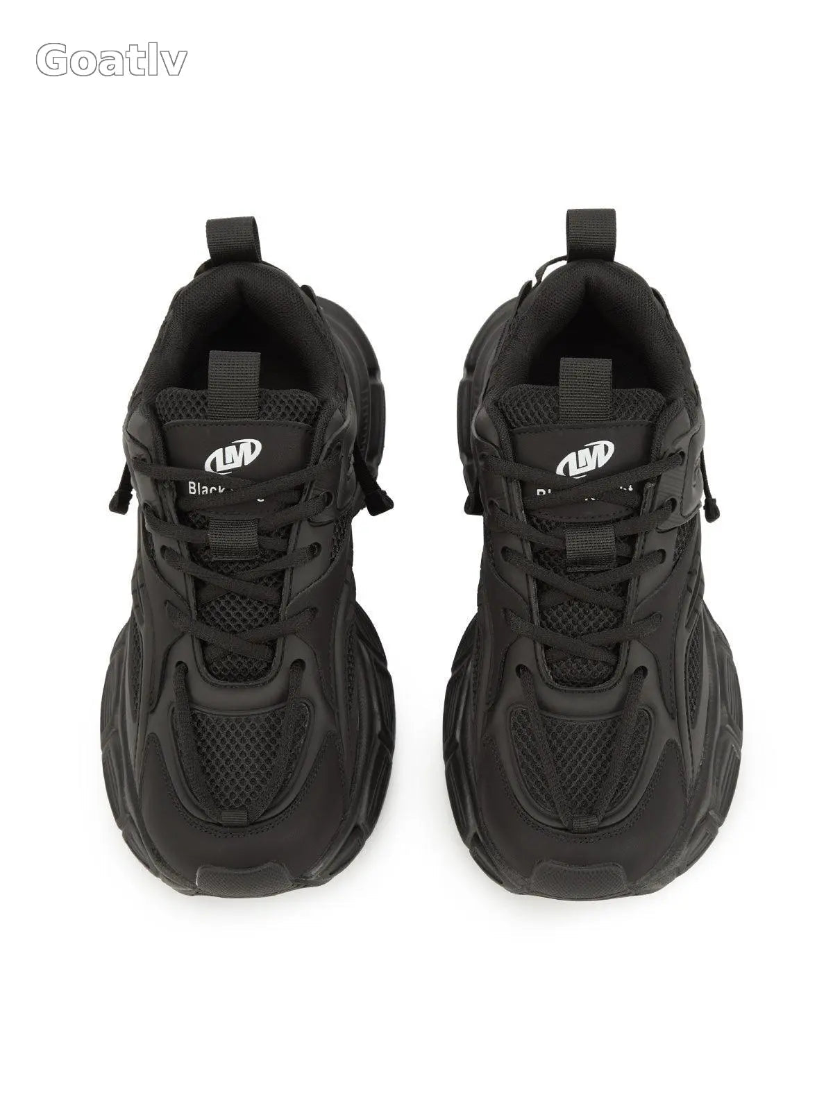 Sneakerhub Black Warrior Mesh Rap Sneakers - 2087 - 1984