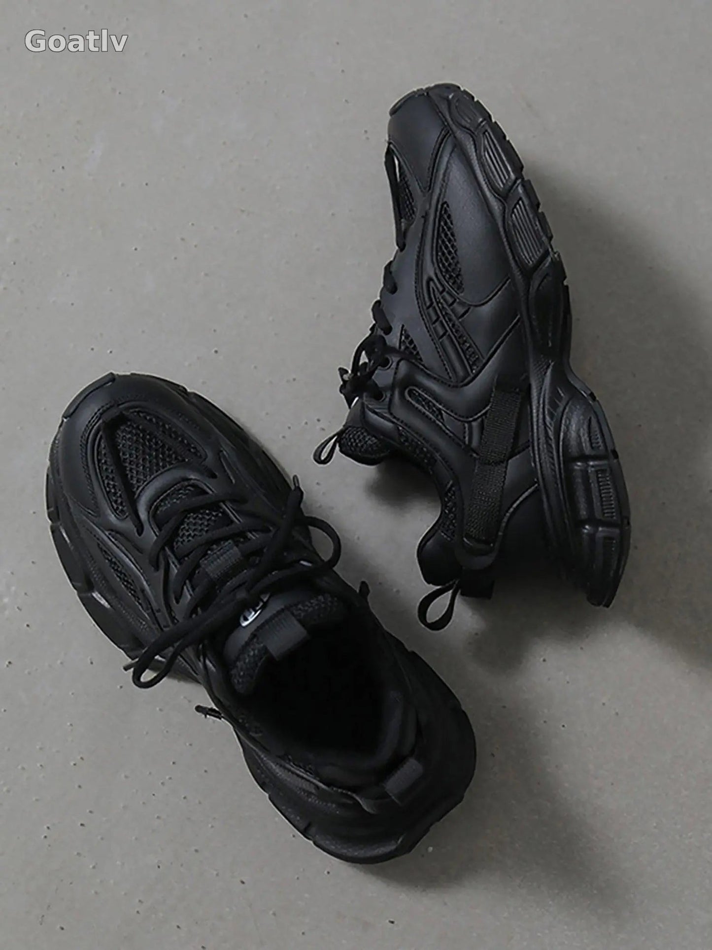 Sneakerhub Black Warrior Mesh Rap Sneakers - 2087 - 1984