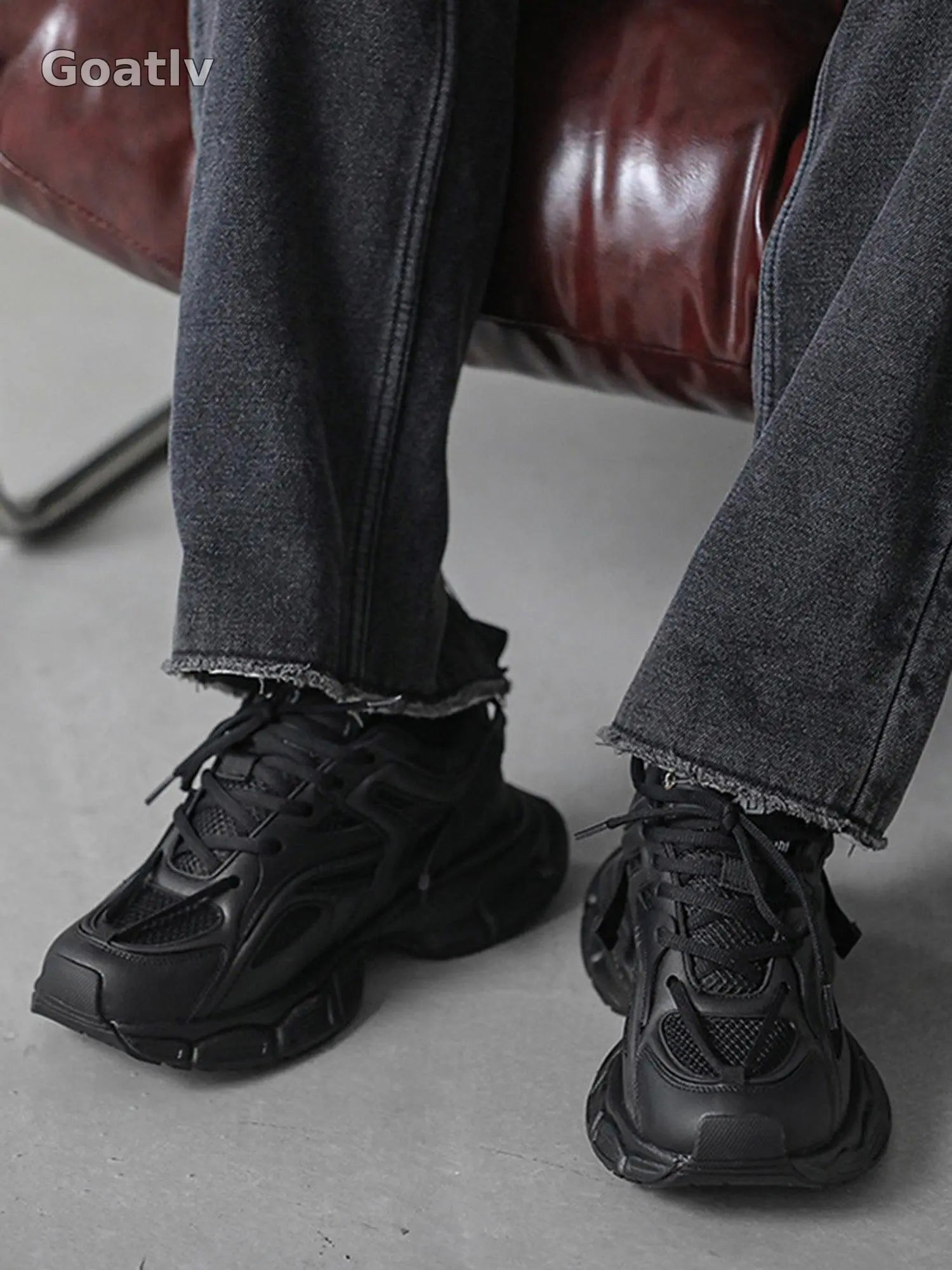 Sneakerhub Black Warrior Mesh Rap Sneakers - 2087 - 1984