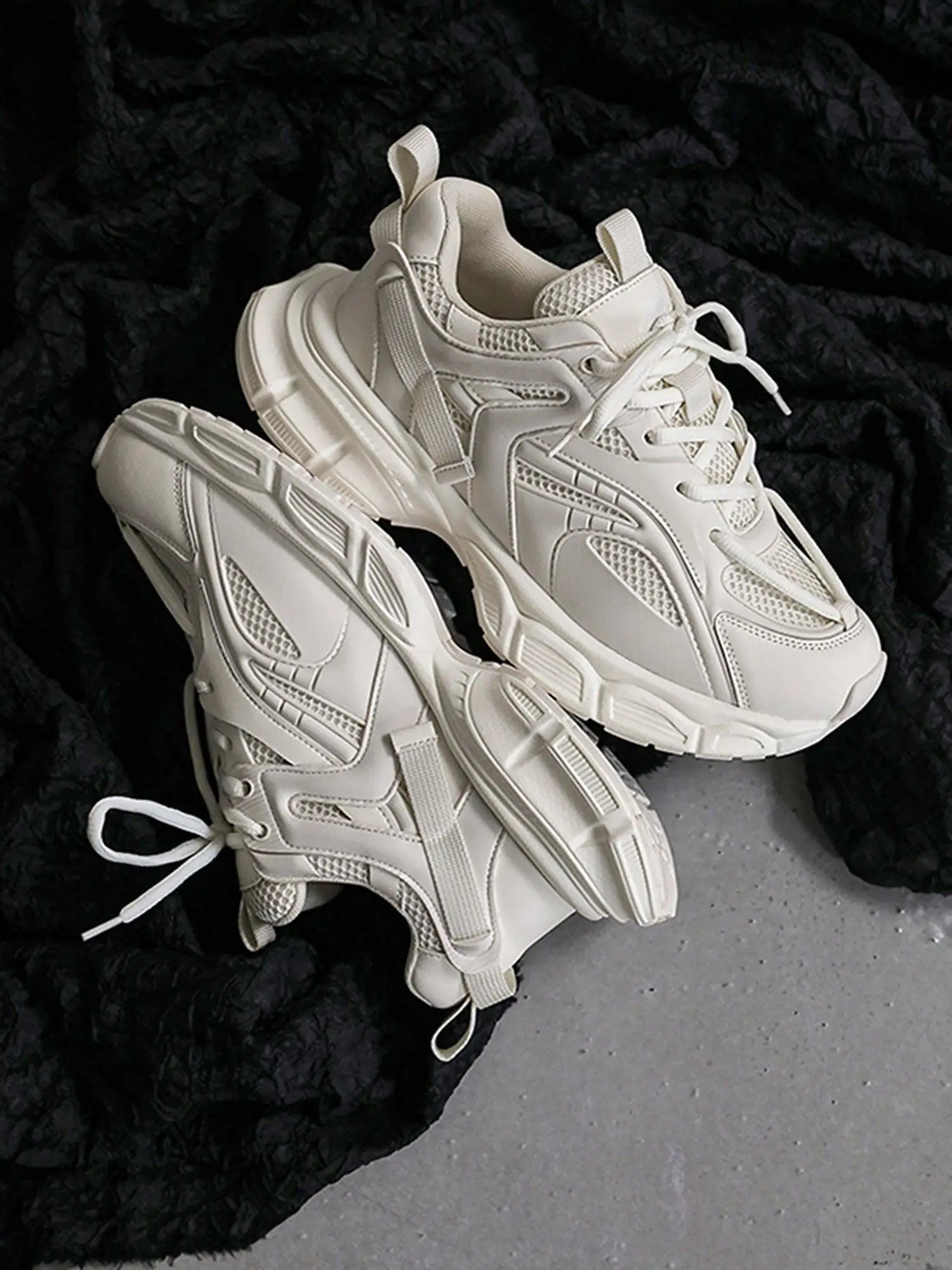 Sneakerhub Black Warrior Mesh Rap Sneakers - 2087 - 1984