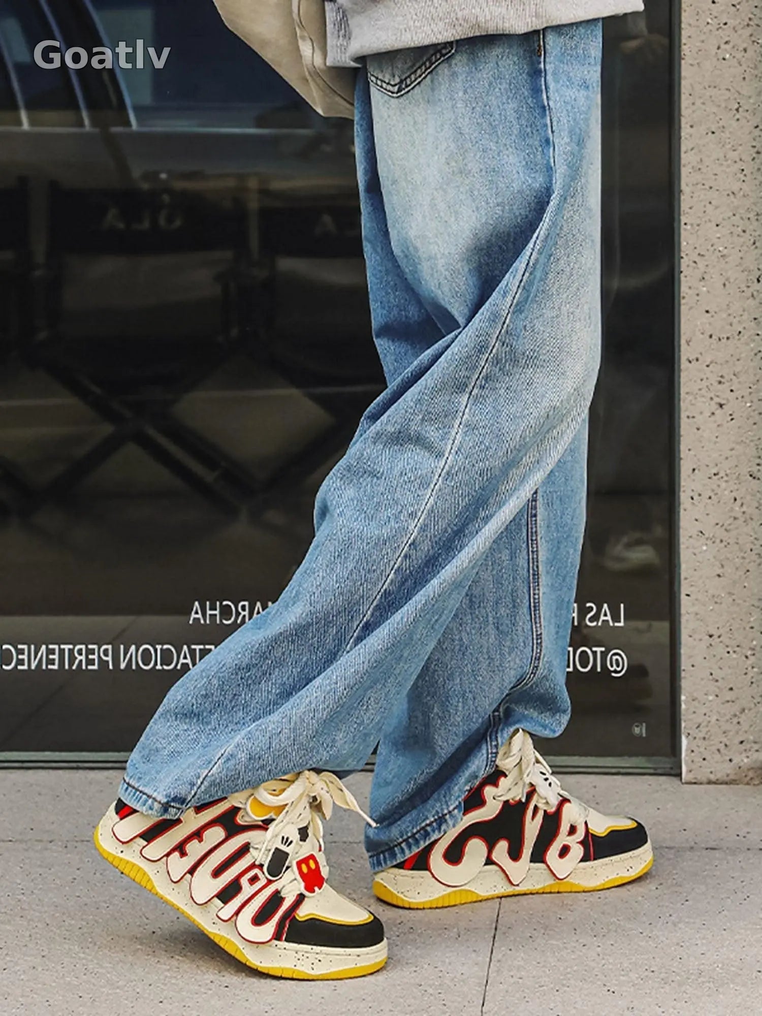 Sneakerhub Design Color Block Letter Shoes - 1865 - 1984