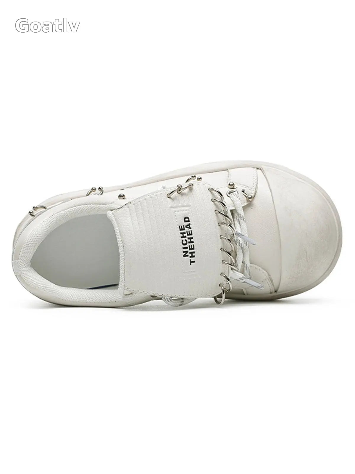 Sneakerhub Punk Metal Ring Platform Sneakers - 1984