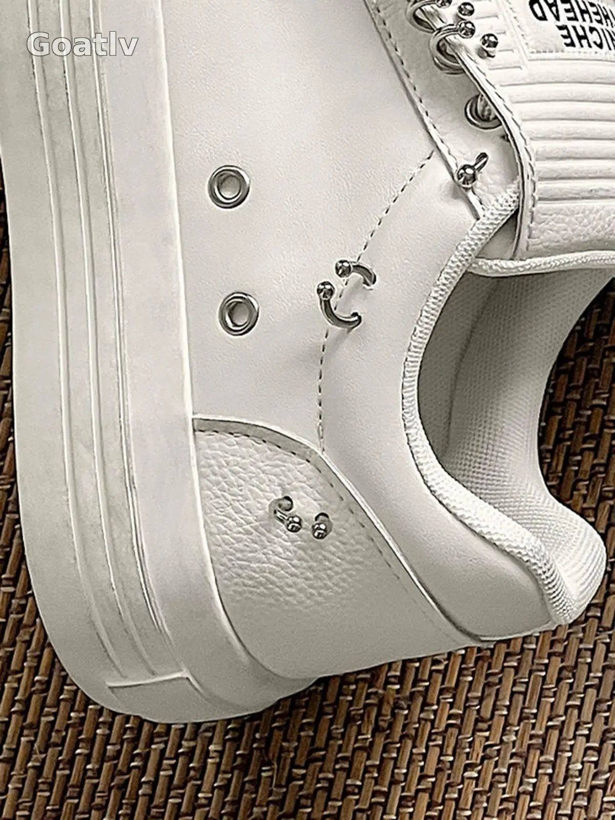 Sneakerhub Punk Metal Ring Platform Sneakers - 1984