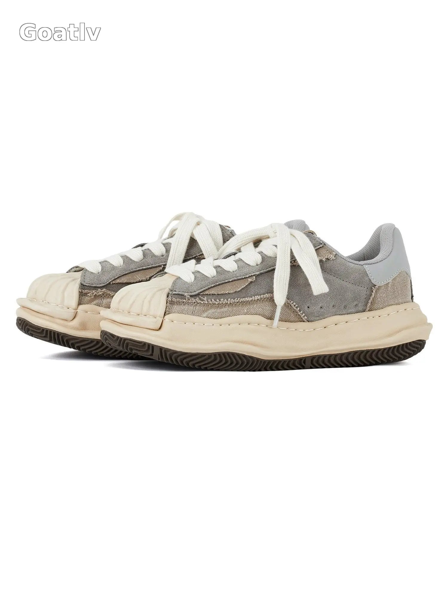 Sneakerhub Retro Shell Head Original Sole Washed Sneakers - 1984