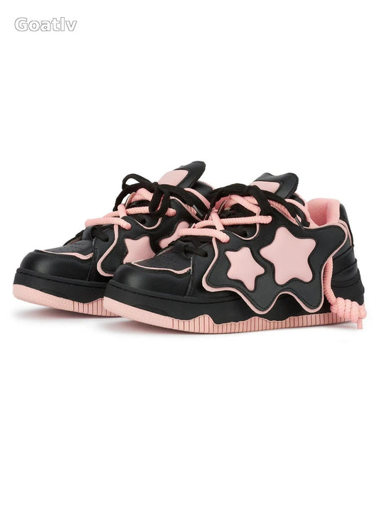Sneakerhub Star Thick Bottom Board Shoes Couple - 2058 - 1984