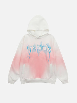 Spray Smoke Hip-Hop Street Hoodie SP240402SI6R