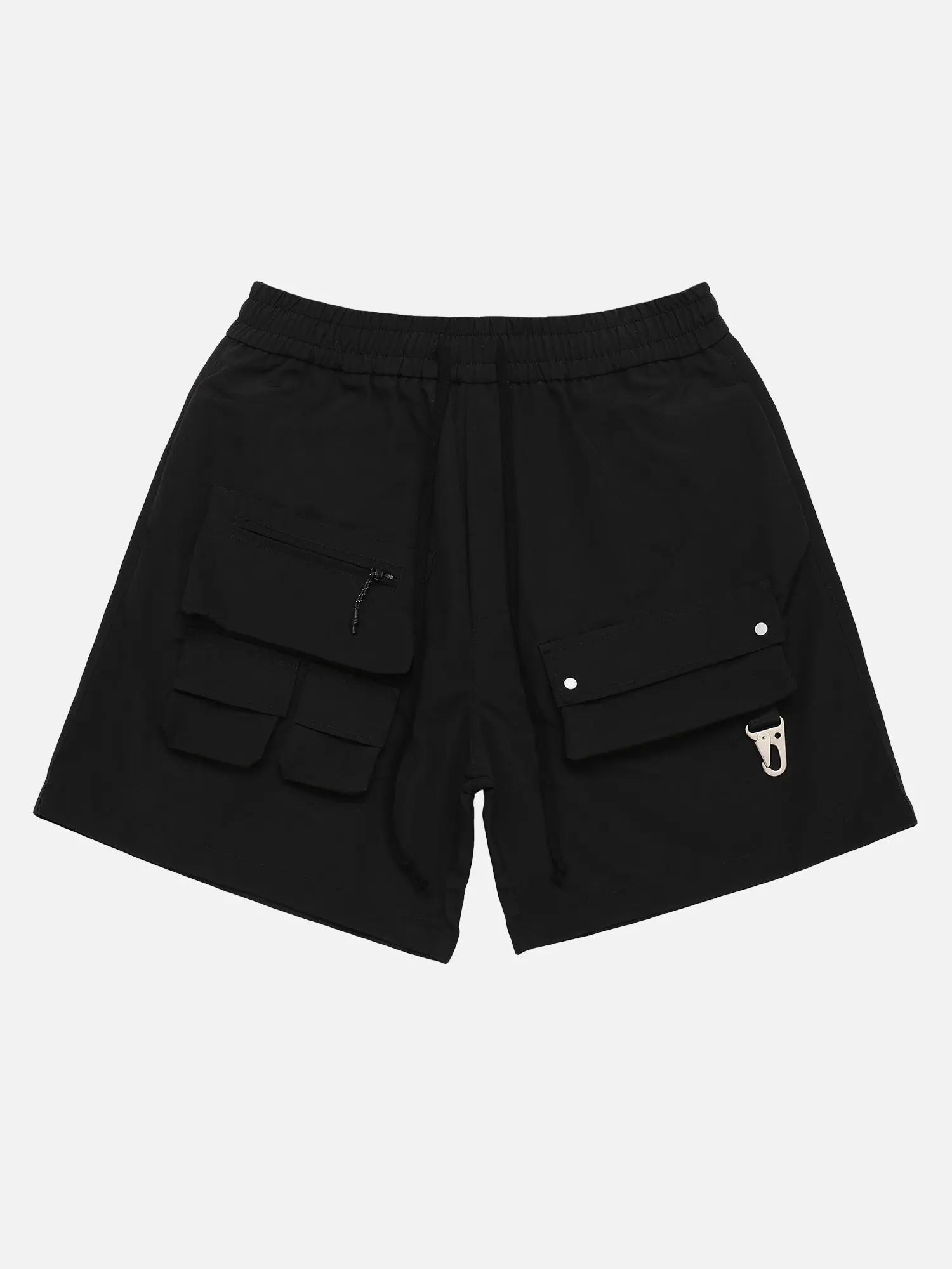 Street Patchwork Personalized Multi-pocket Shorts SP240328EQ2V