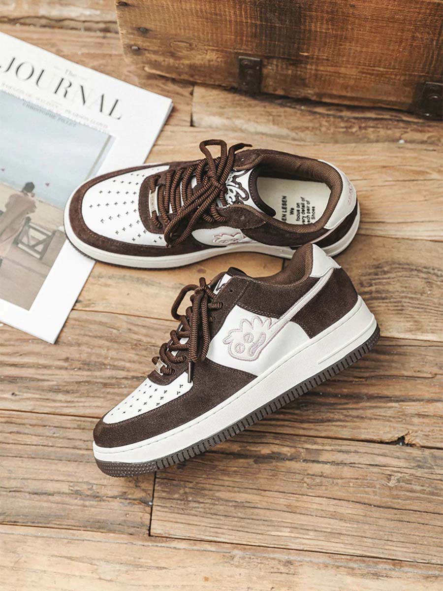 1984 Suede Splicing Skateboard Casual Sneakers -1342