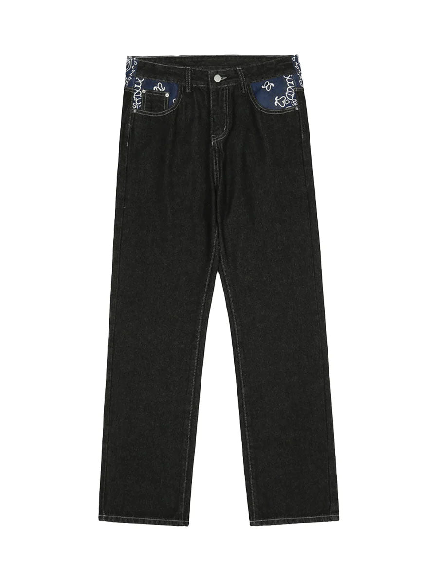 1984 Petal Letter Baggy Jeans - 1984brand