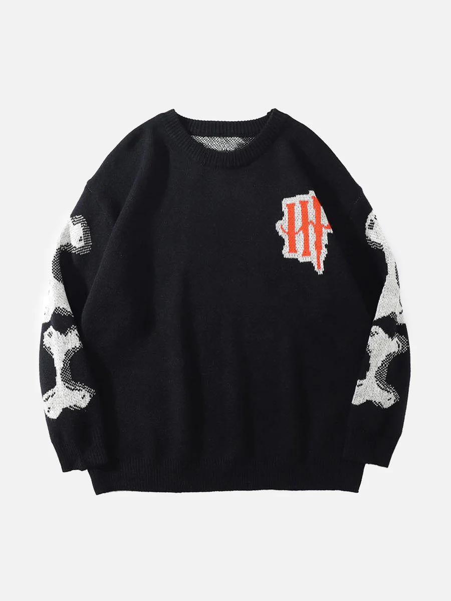 1984 Skeleton Knit Sweater -1185 SP220217JHCS