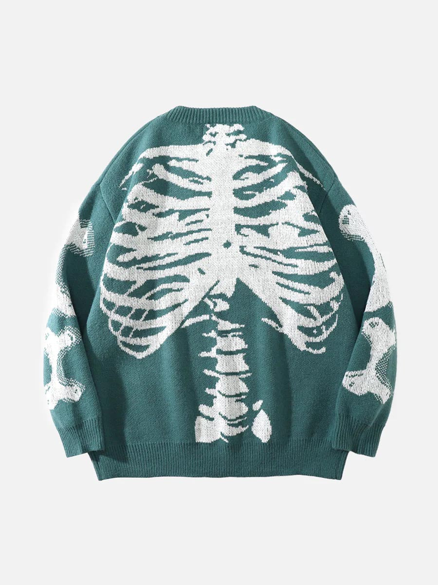 1984 Skeleton Knit Sweater -1185 SP220217JHCS