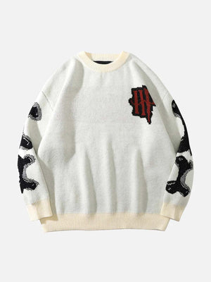 1984 Skeleton Knit Sweater -1185 SP220217JHCS