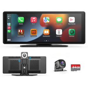 Universal Portable Carplay for Car Screen, Wireless Carplay Screen Wireless Car Stereo with Carplay Android Auto, Car Touchscree eprolo