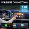 Universal Portable Carplay for Car Screen, Wireless Carplay Screen Wireless Car Stereo with Carplay Android Auto, Car Touchscree