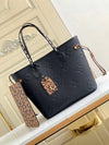 LV Neverfull MM Tote Bag Wild At Heart Monogram Empreinte Black For Women,  Shoulder Bags 12.2in/31cm LV M45856
