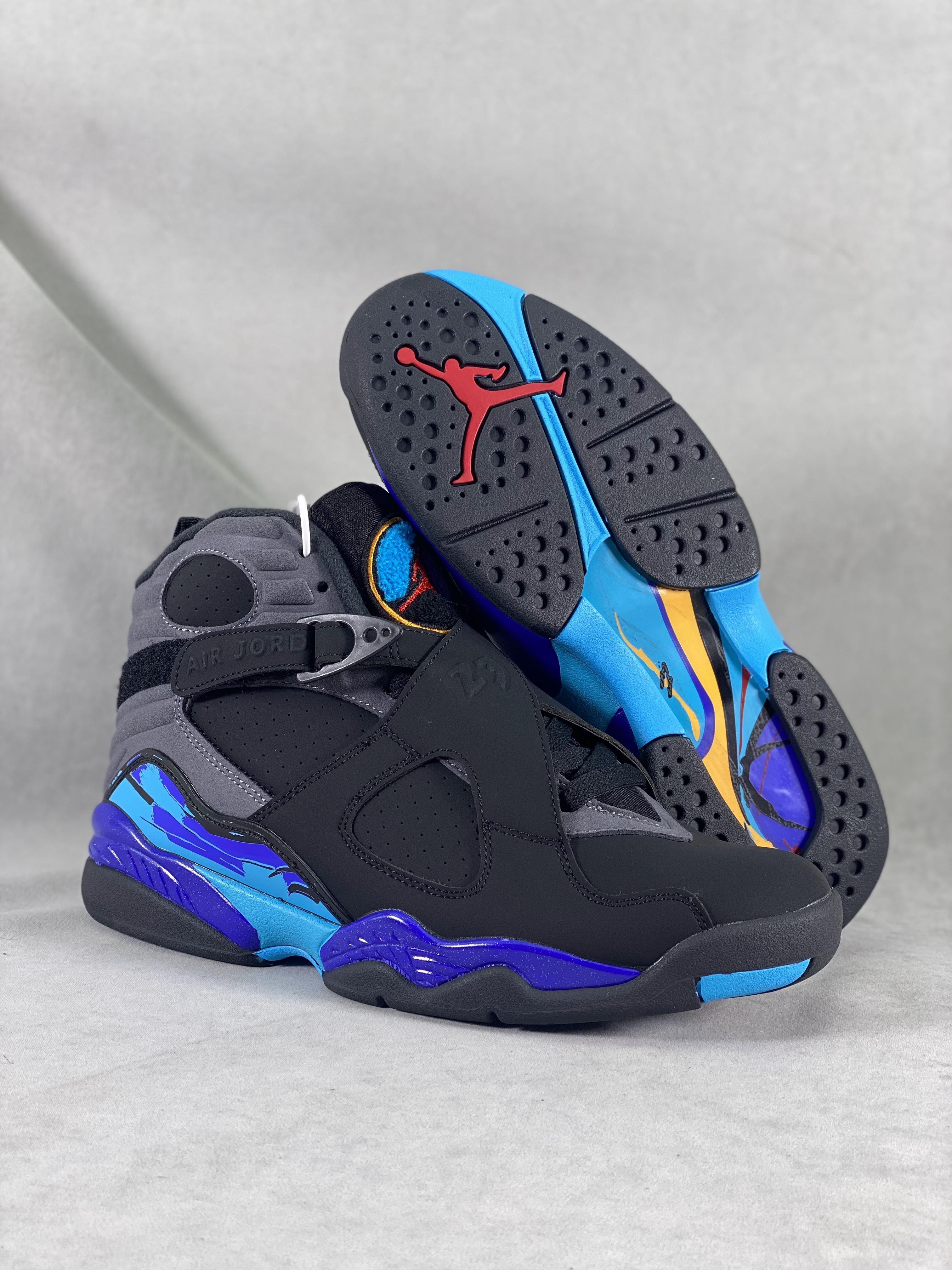 Custom Air Jordan 8 Aqua - sneakerhypesusa