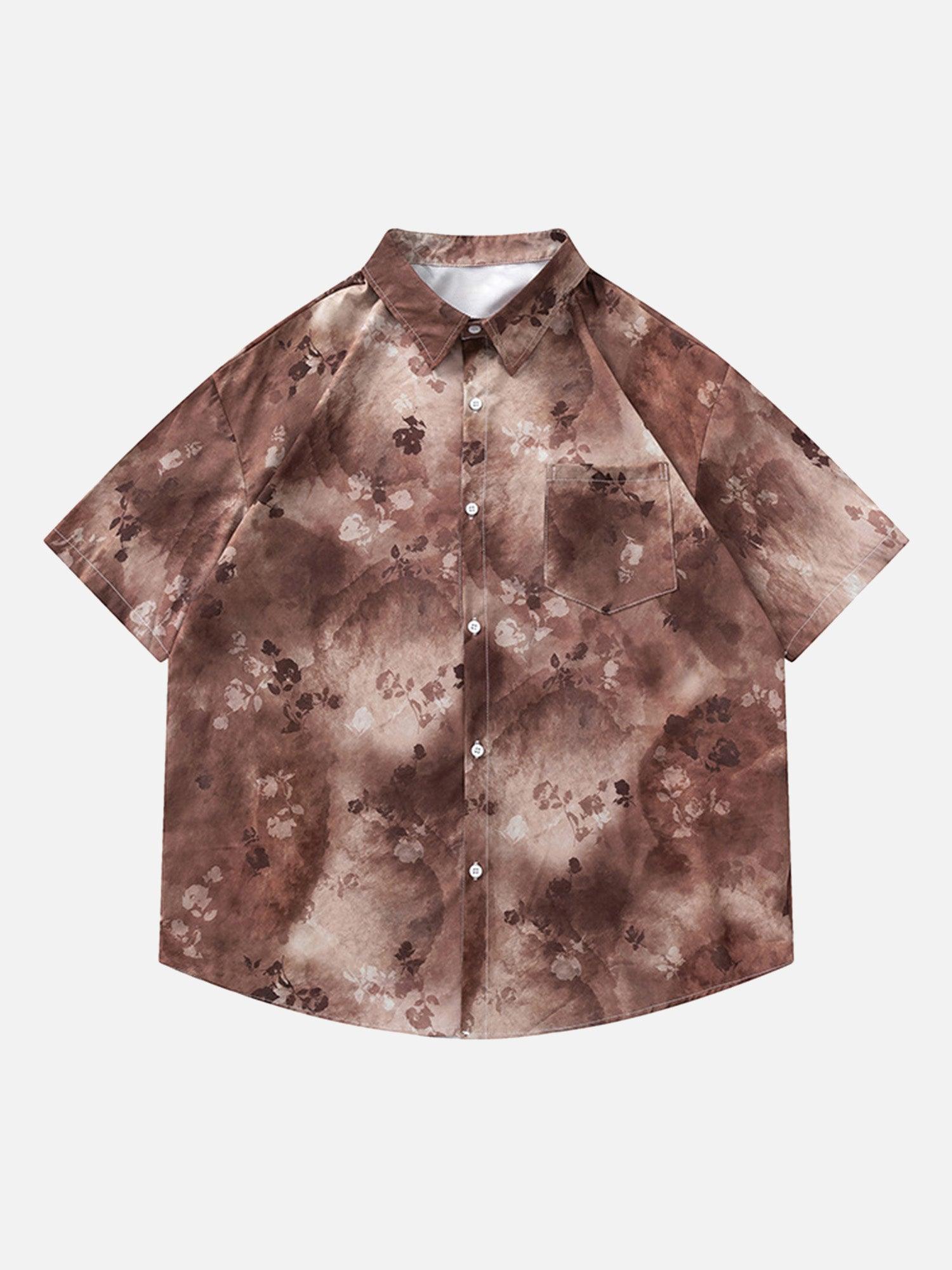 1984 Trendy Versatile Mood Floral Print Shirts SP240313I5V8