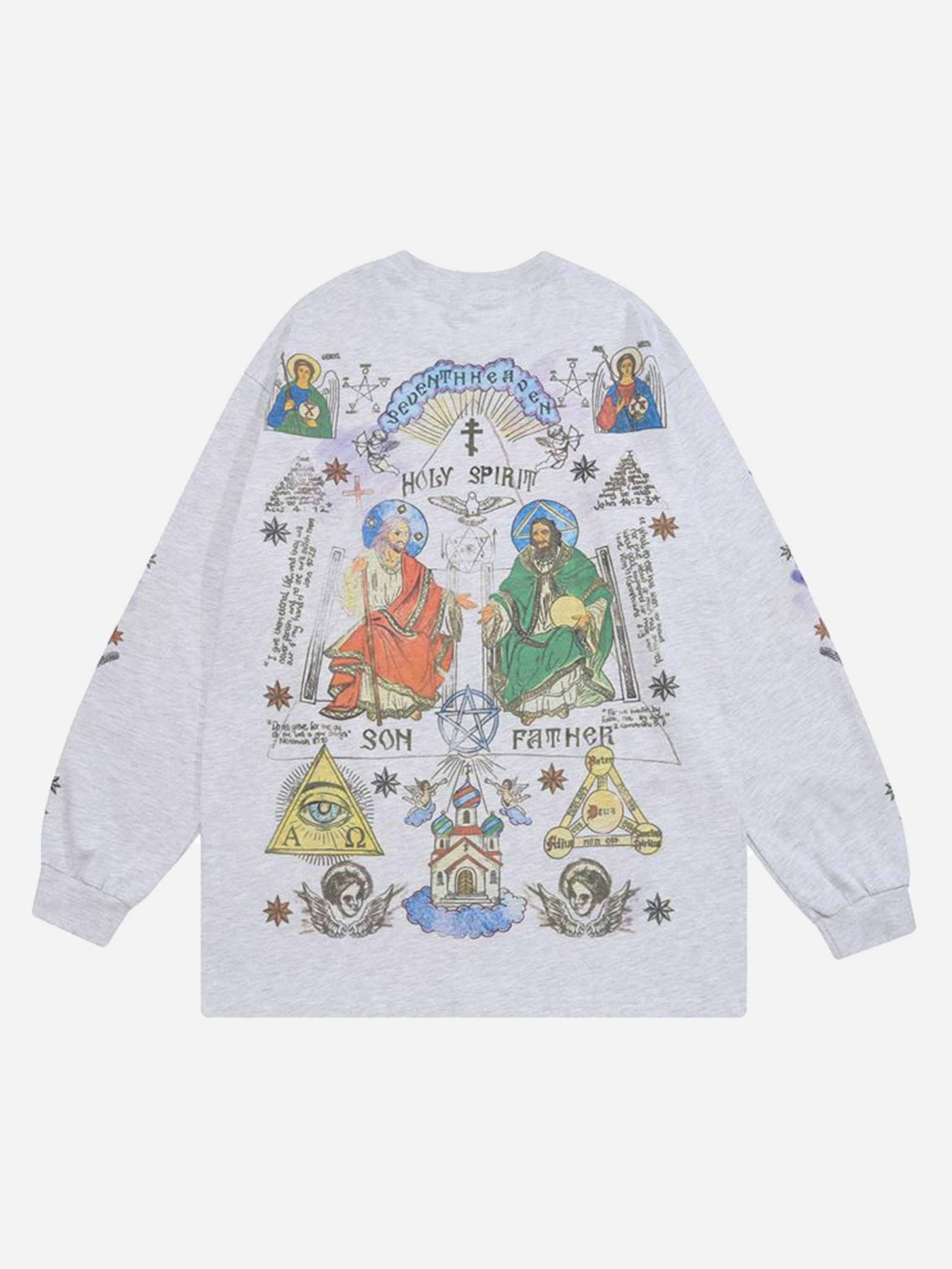 1984 American High Street Graffiti Long Sleeve T-Shirt - 1984brand