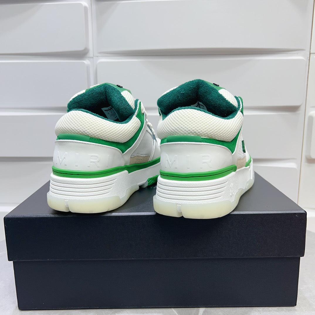 AMR MA-1 White and Green Sneakers-128