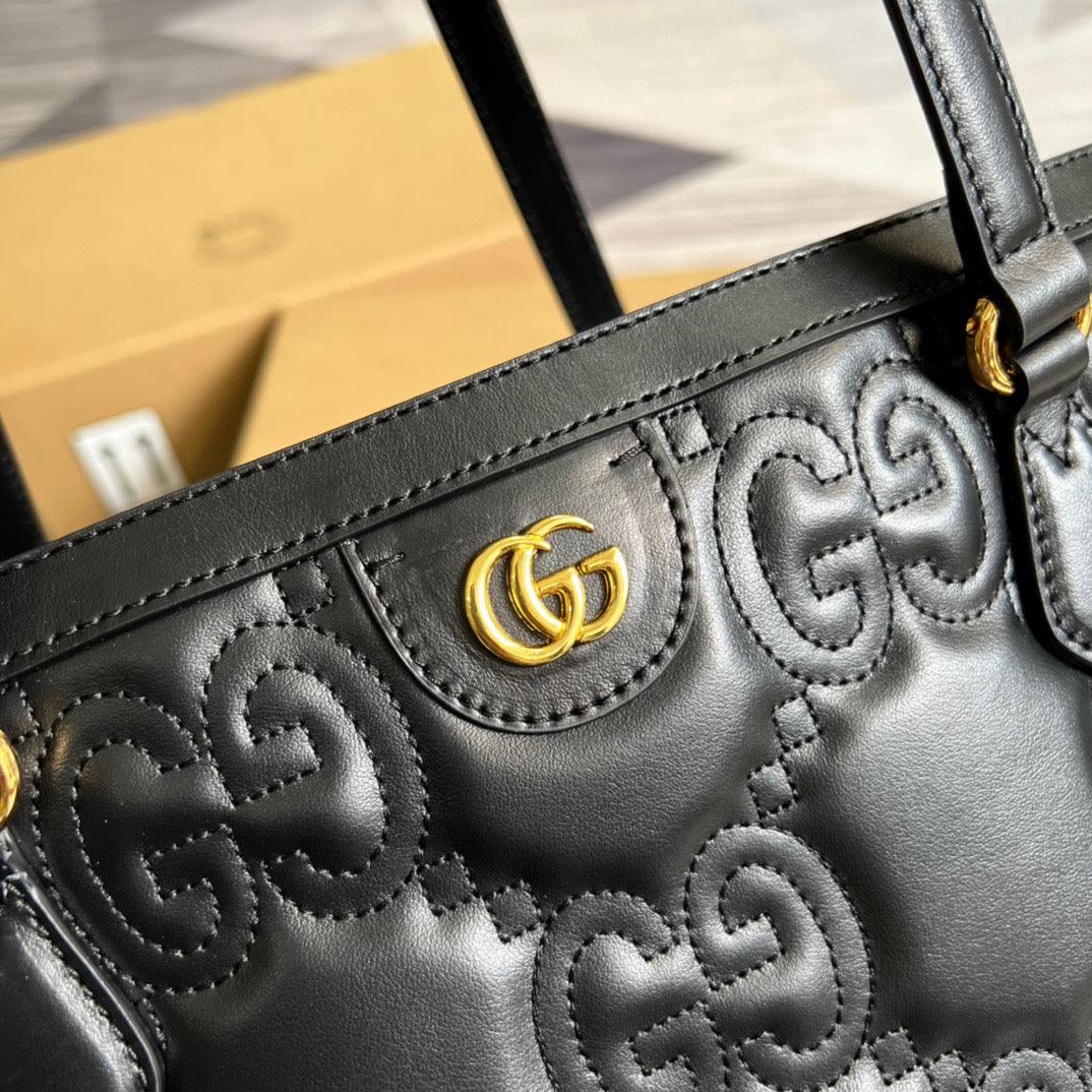 gg  Medium Tote Black For Women, Women&#8217;s Bags 15in/38cm gg ‎631685 UM8IG 1000