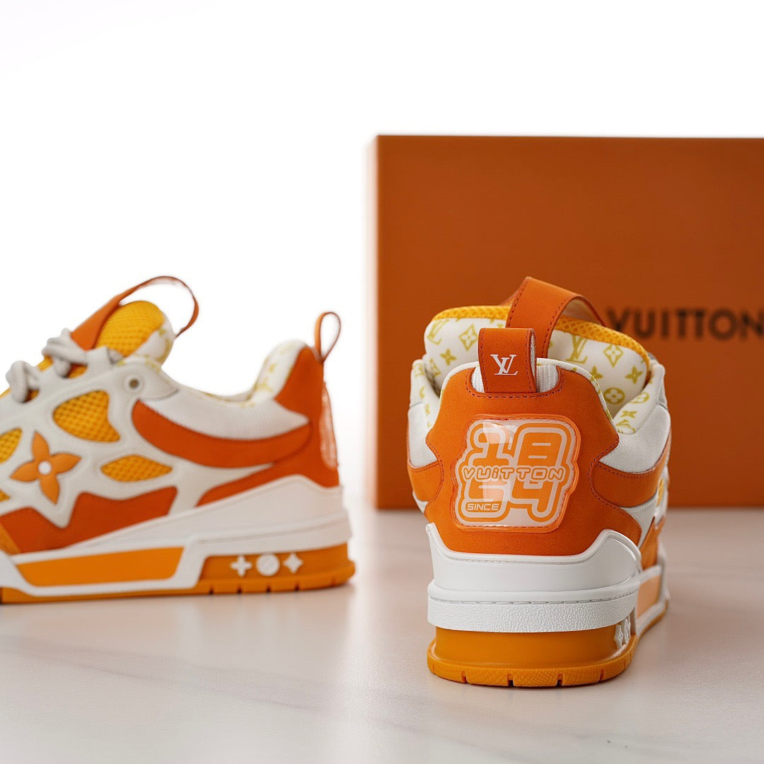 LUV Orange Skate Sneakers-099