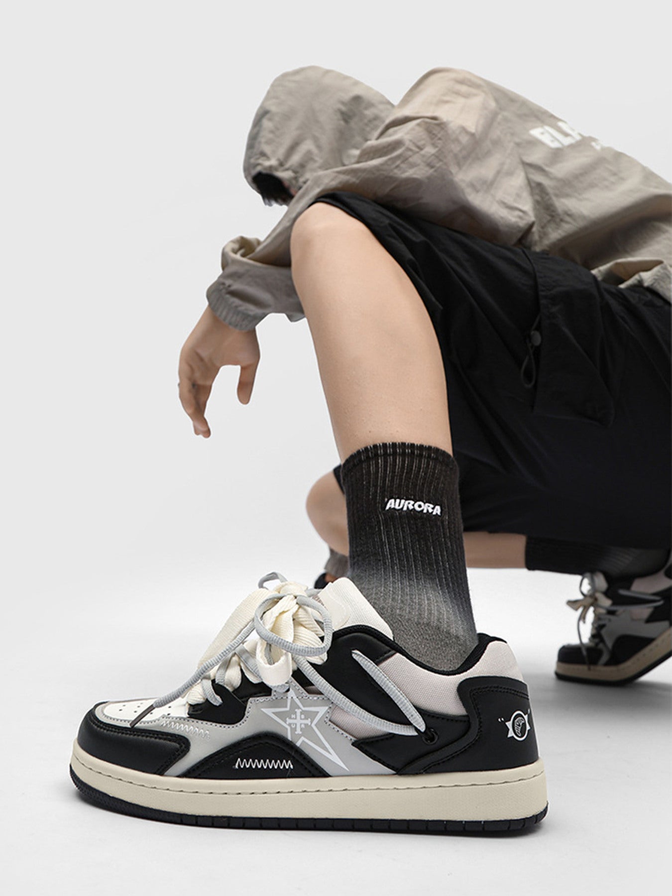 Sneakerhill Comfortable Casual Pentagram Couple Shoes - 1708