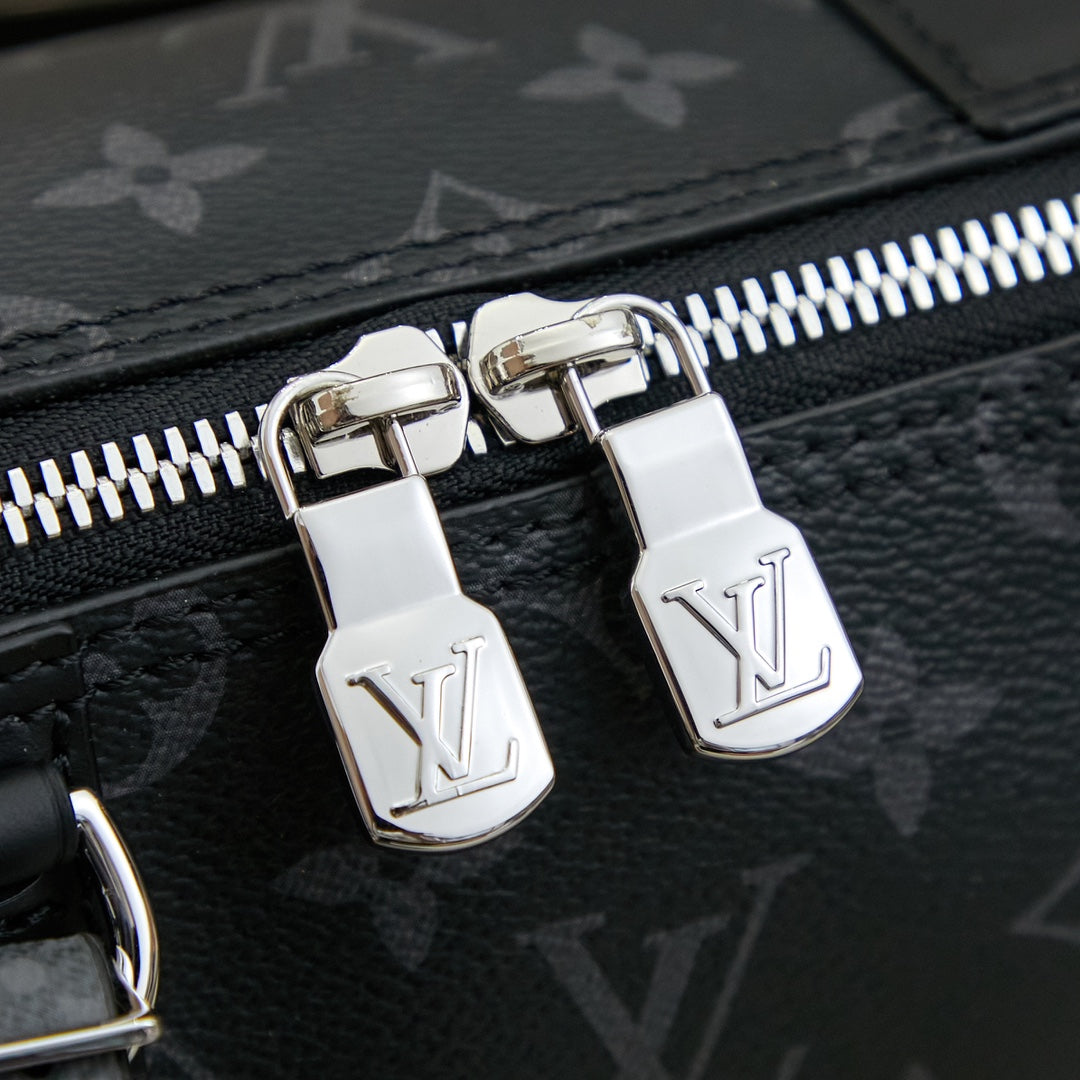 New Fashion Bags LV Monogram Eclipse City Keepall 25 sneakeronline