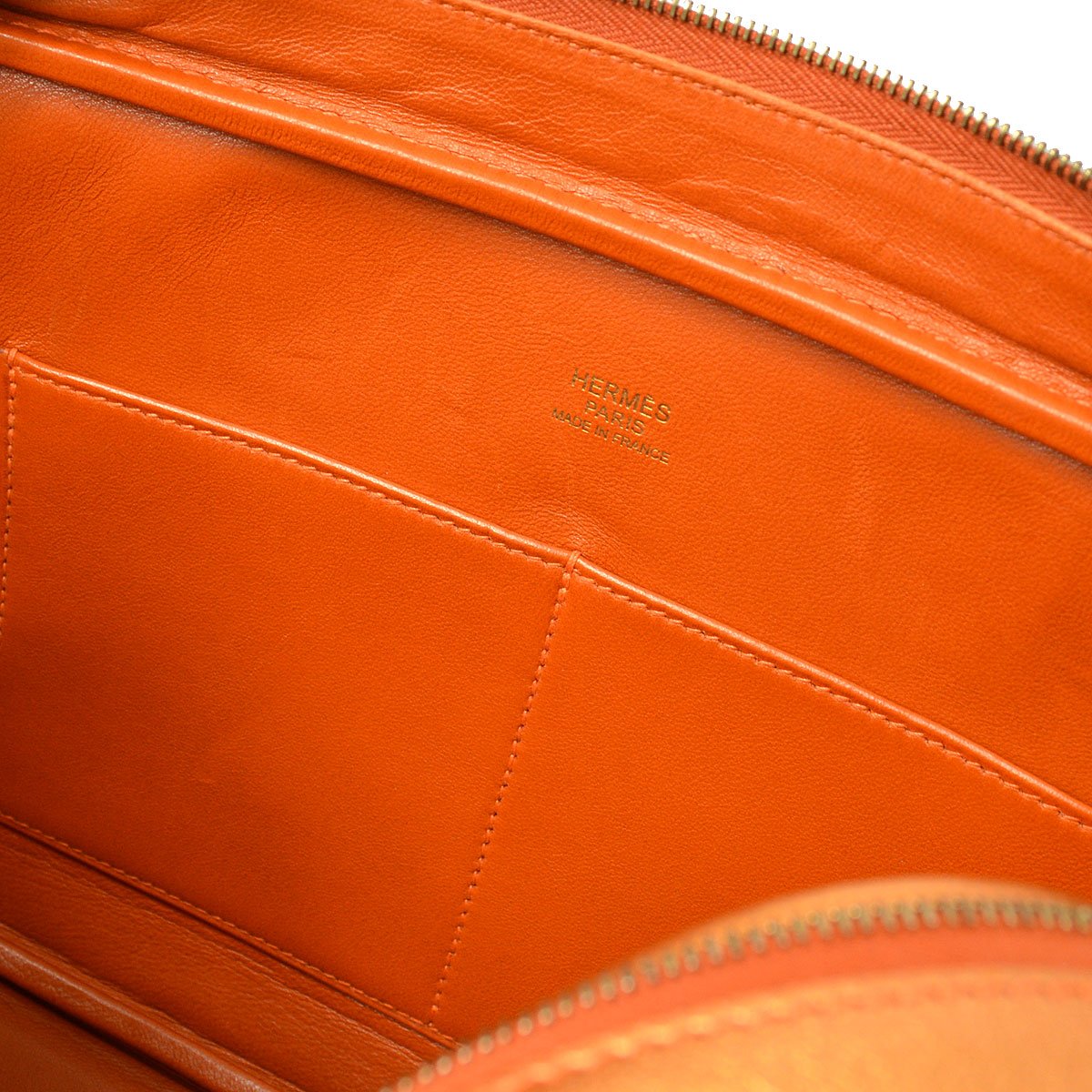 PLUME ELAN 28 Metallic Orange Chevre Coromandel Kilta bags