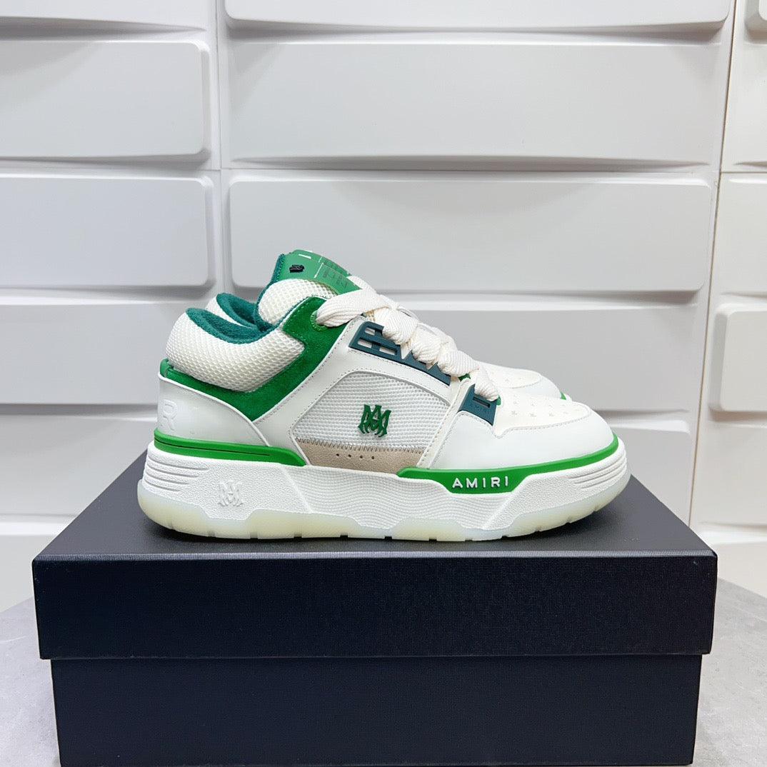 AMR MA-1 White and Green Sneakers-128