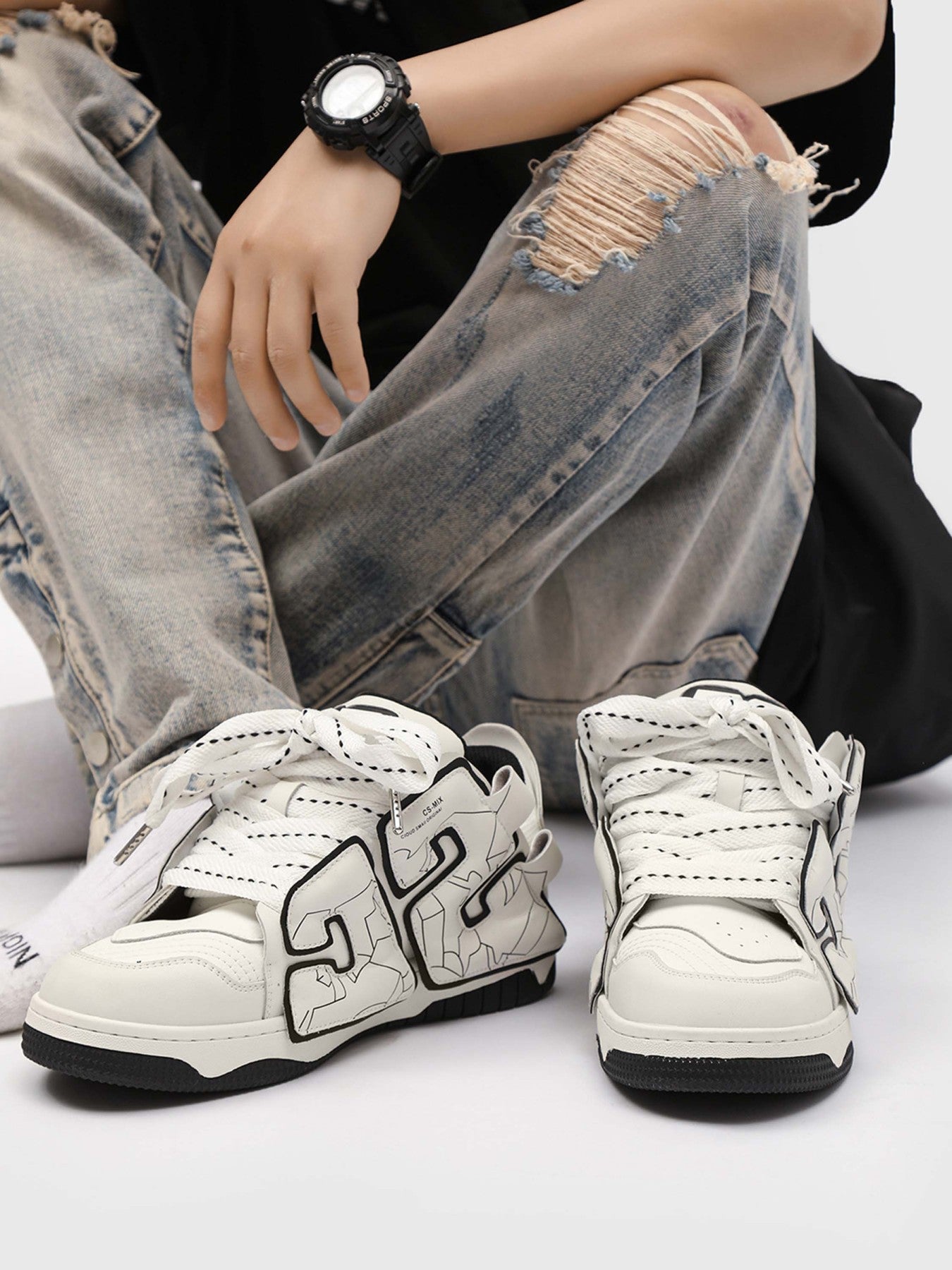 1984 Hip-hop Versatile Couple Board Shoes