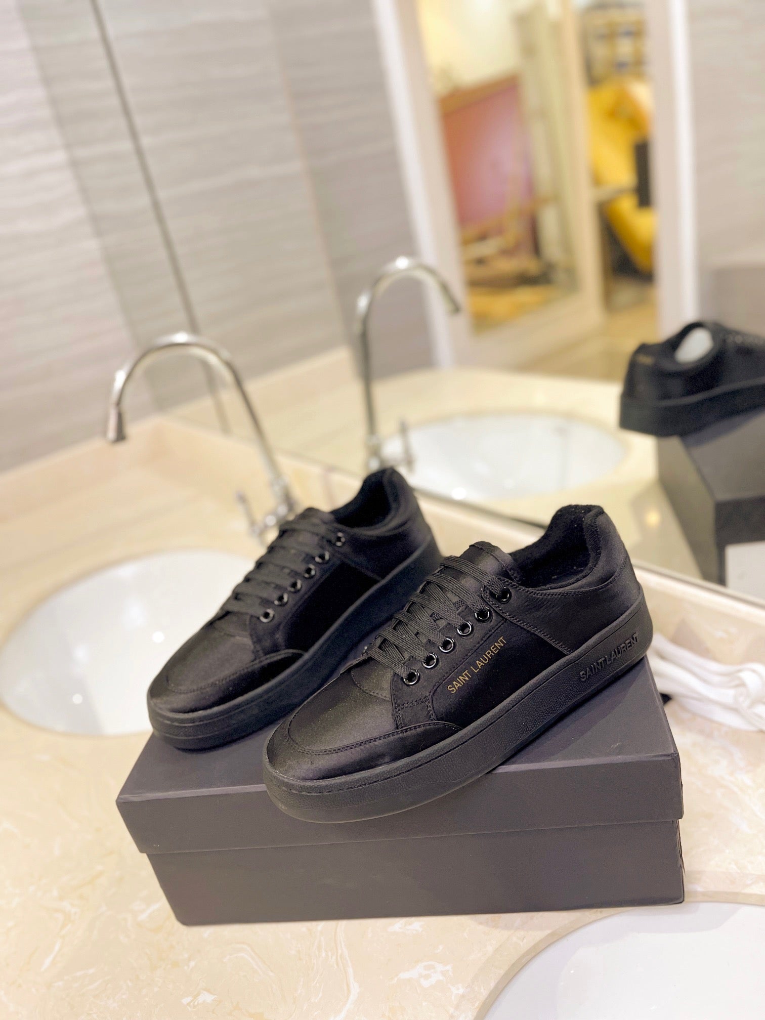 VSL Full Black Leather Sneakers-172