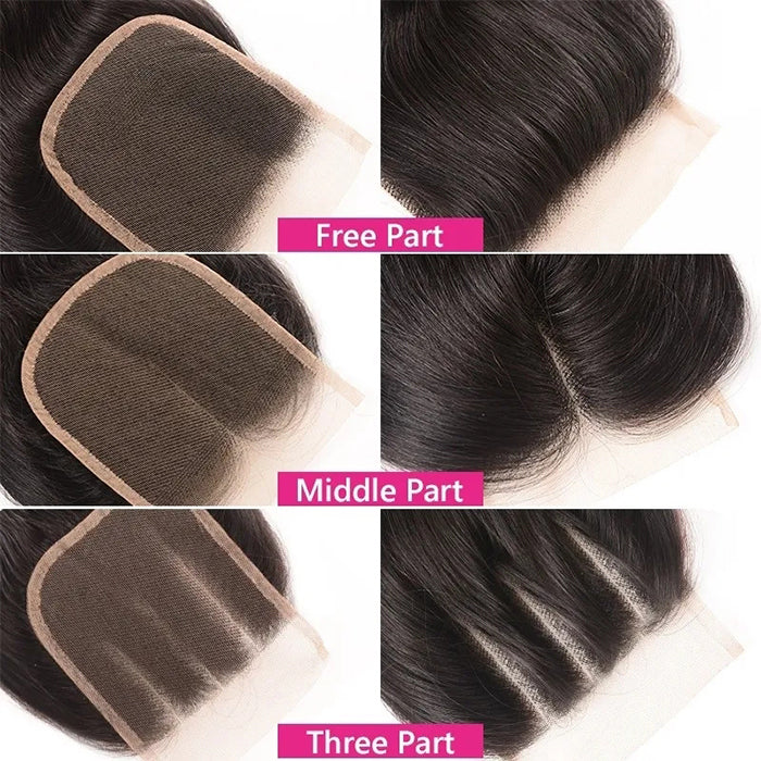 Malaysian Body Wave 3 Bundles with 4*4 Closure Soft Unprocessed Virgin Human Hair Hermosa Hair