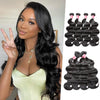 Peruvian Body Wave 3/4 Bundle Deals Unprocessed Virgin Human Hair Extensions In Stock hermosahair