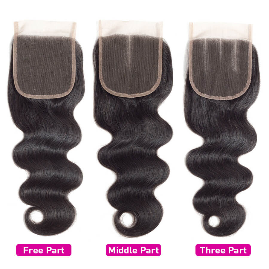 Peruvian Body Wave 4 Bundles with 4*4 Closure Soft Unprocessed Virgin Human Hair hermosahair