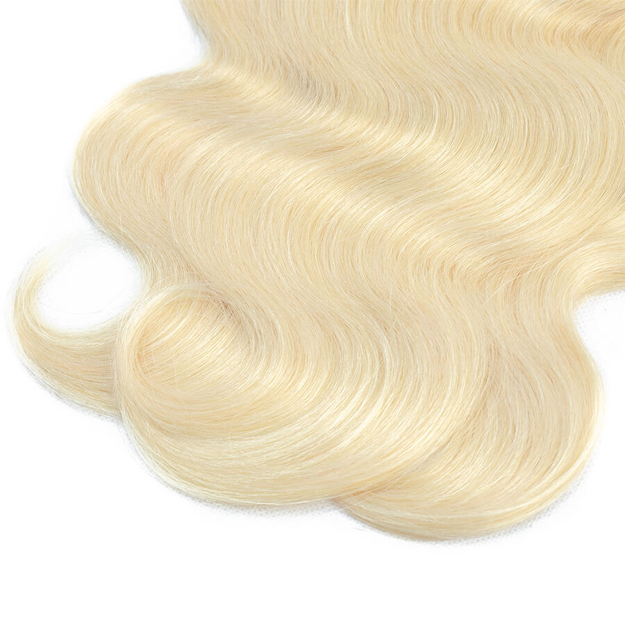 T1b/613 Ombre Blonde Human Hair Weave Brazilian Body Wave 3 Bundles Hermosa Hair