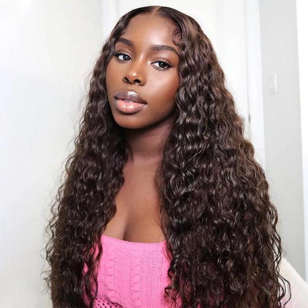 #4 Chocolate Brown 8*5 Pre Cut HD Lace Closure Wigs Glueless Ready & Go Wig - 1984brand