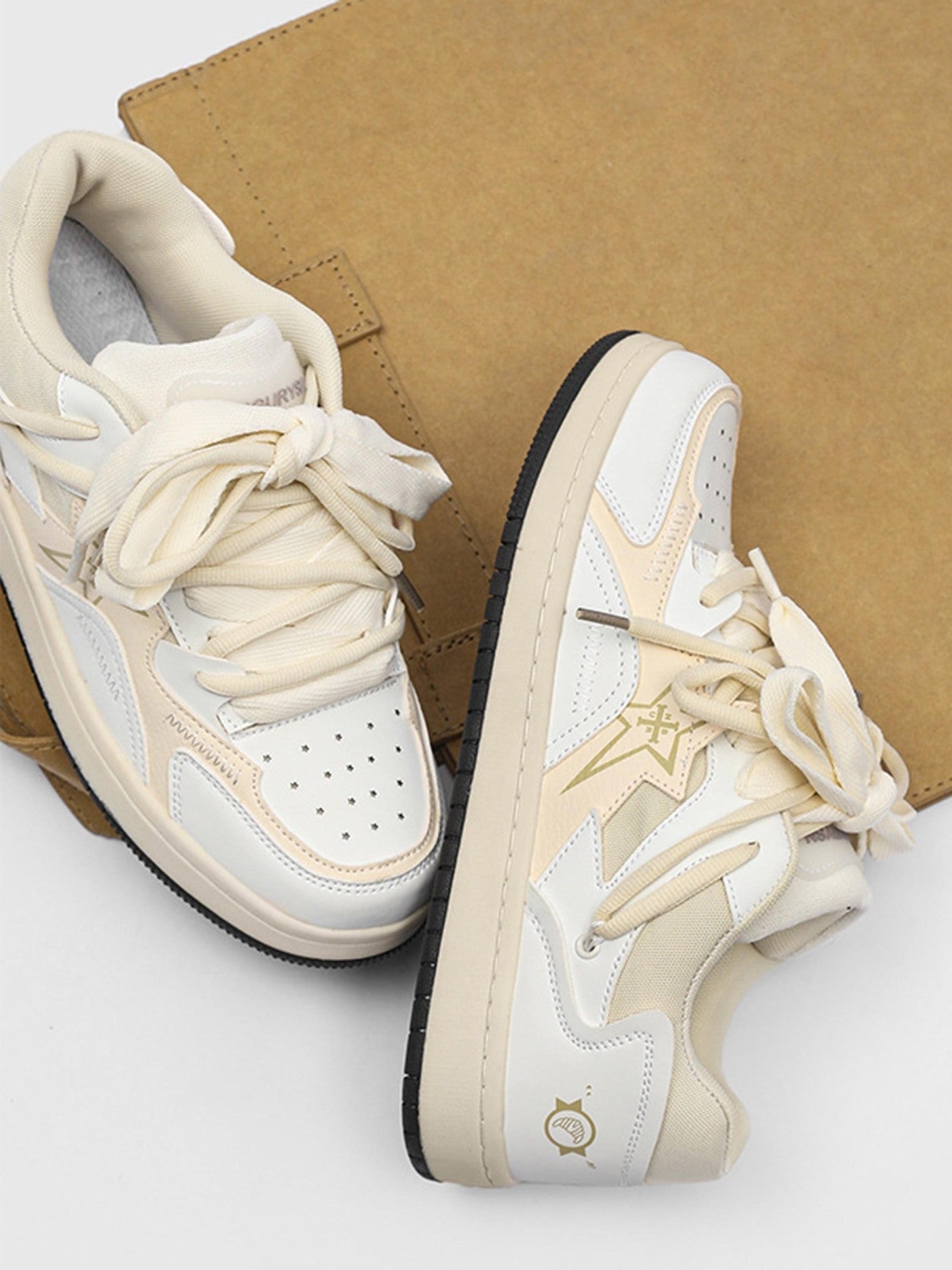 Sneakerhill Comfortable Casual Pentagram Couple Shoes - 1708