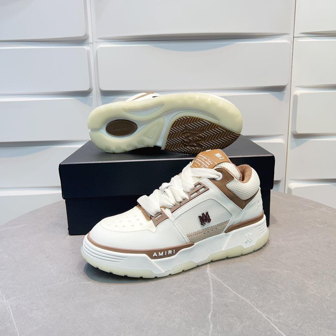 AMR MA-1 Brown and White Sneakers-137