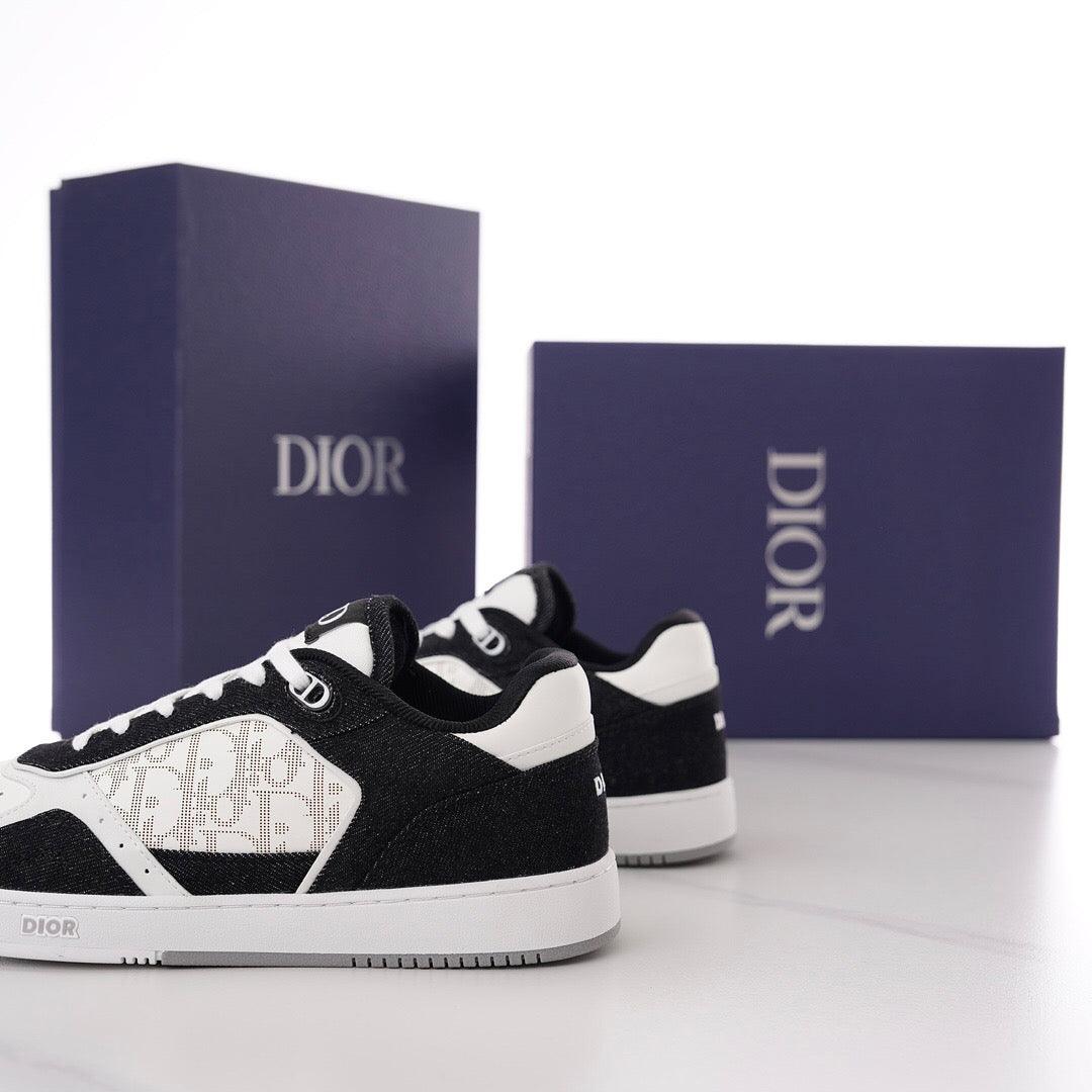 DOR B27 Low-Top Black and White Sneakers-120